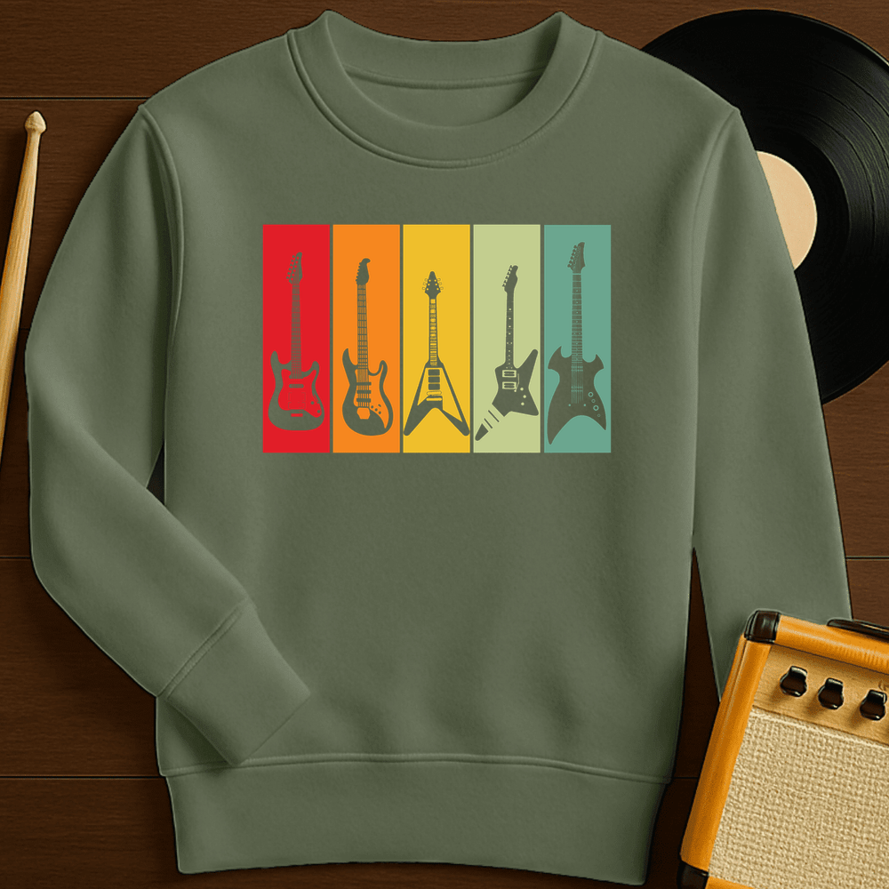 5 Guitars Crewneck