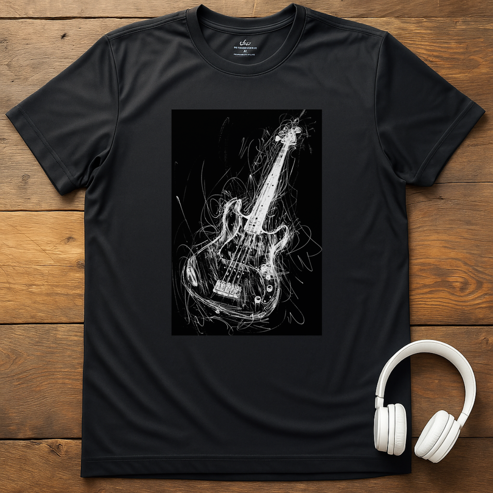 Tangled Bass T-Shirt - Black