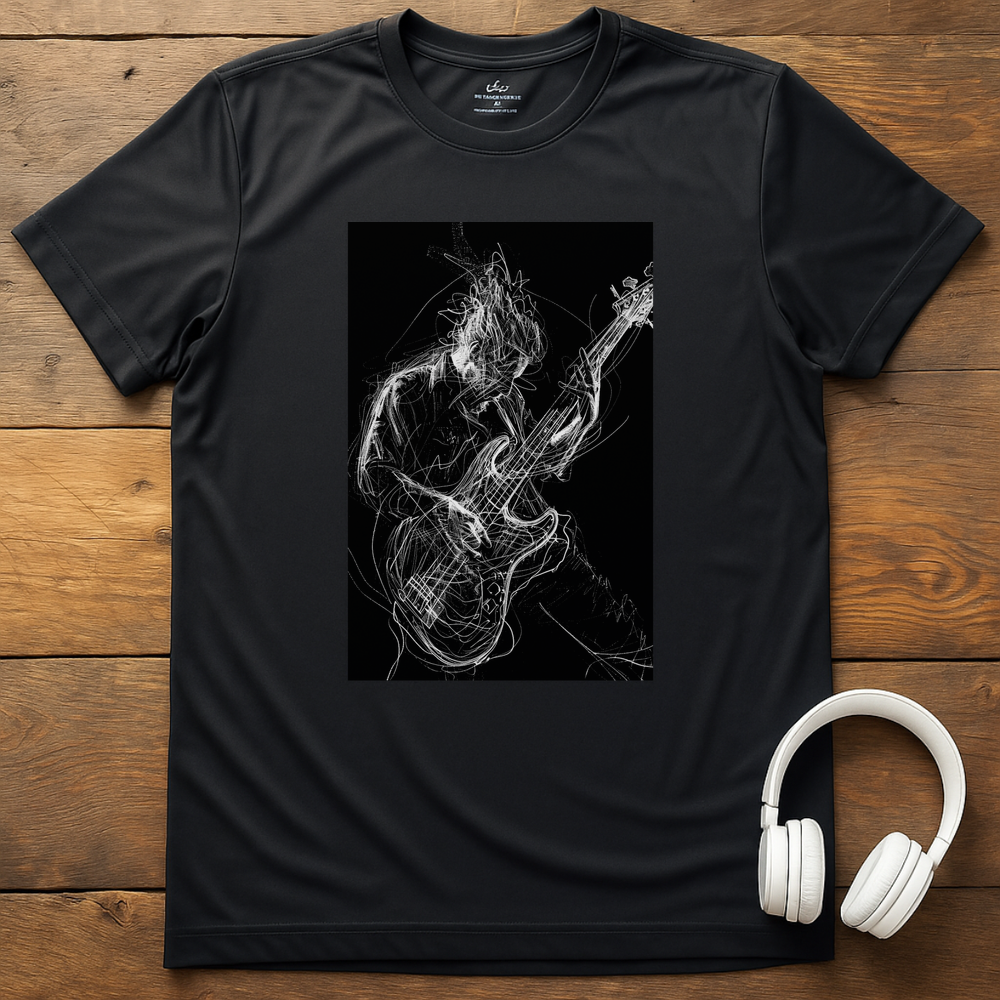 Tangled Bassist T-Shirt - Black