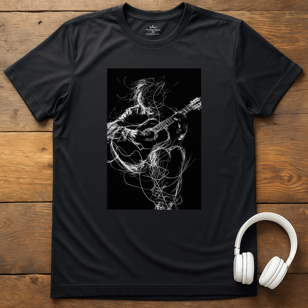 Tangled Acoustic T-Shirt - Black
