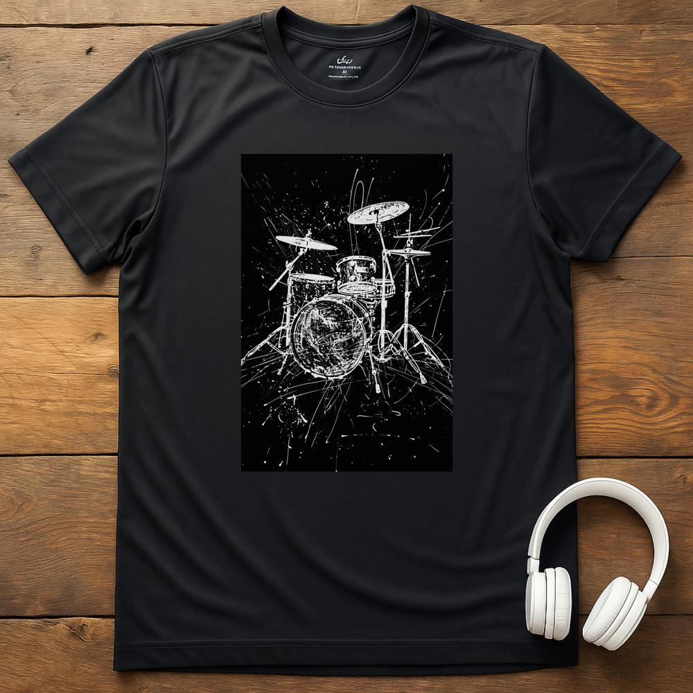 Tangled Drums T-Shirt - Black
