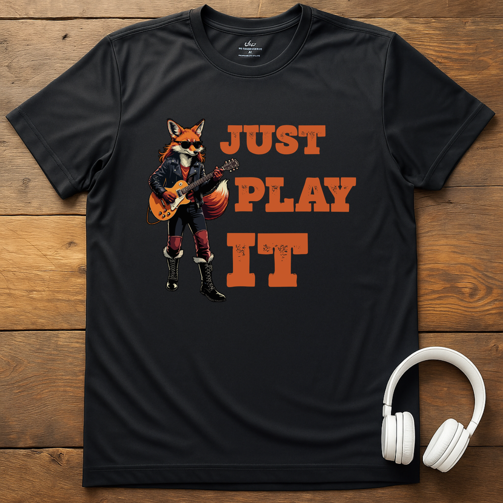 Just Play It T-Shirt - Black