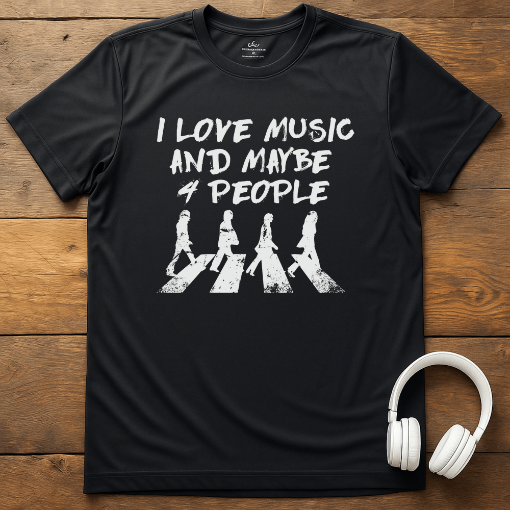 I Love The Beatles T-Shirt - Black