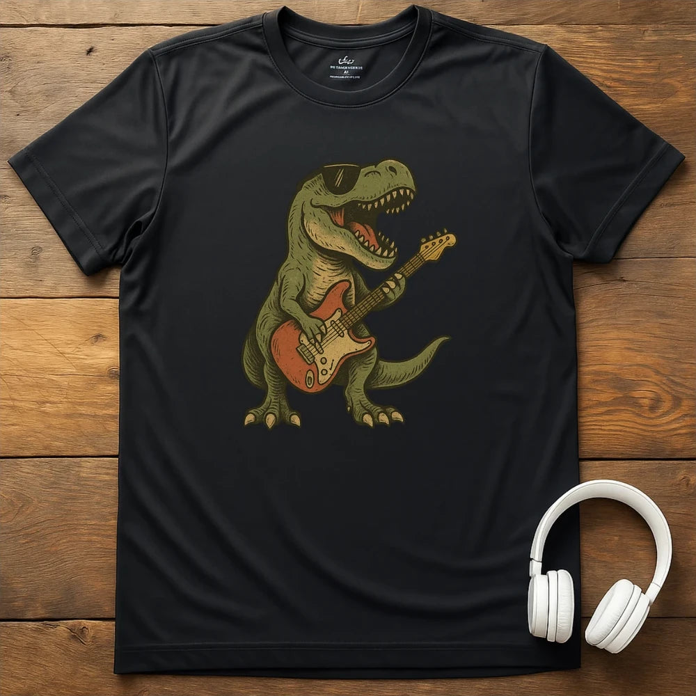 Dino Bass T-Shirt - Black