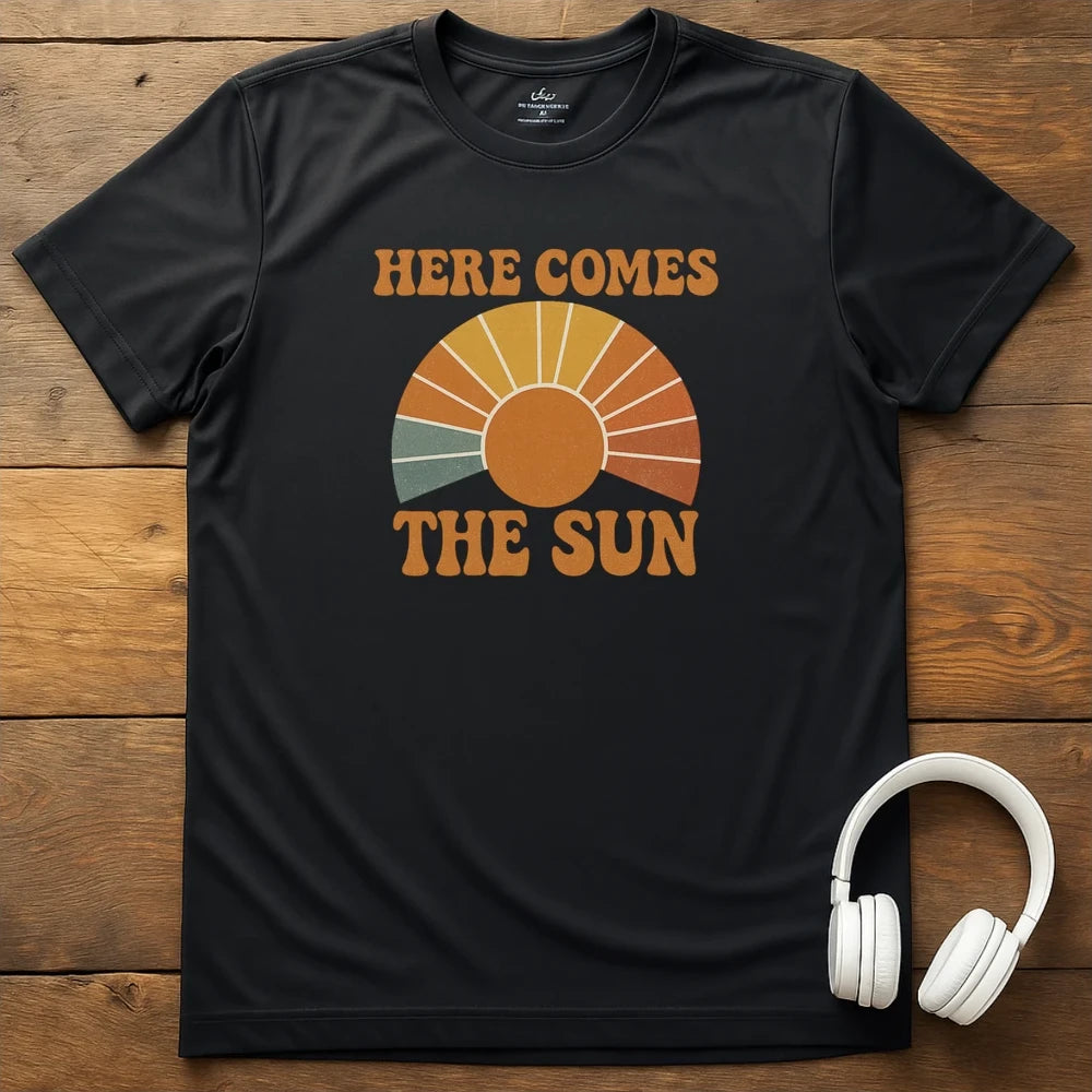Here Comes The Sun T-Shirt - Black