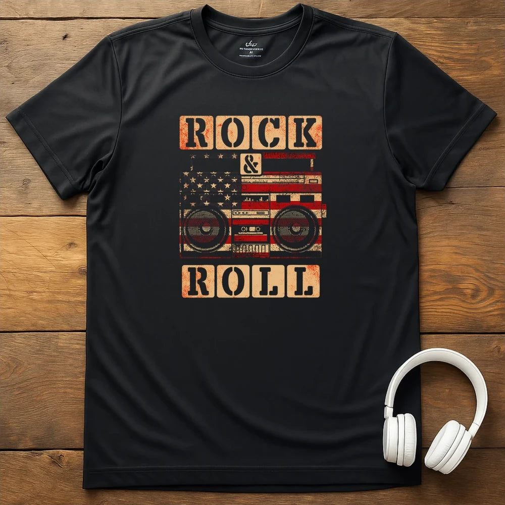 Rock Radio T-Shirt - Black