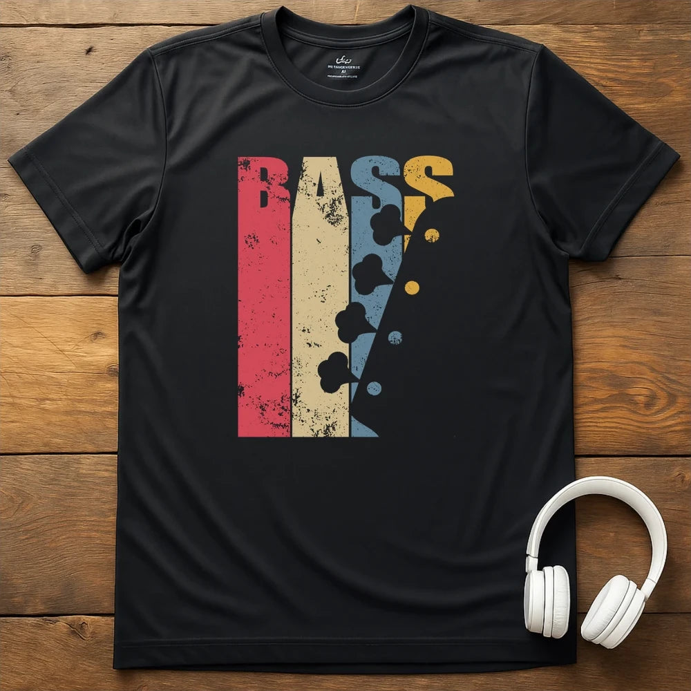 Vintage Bass T-Shirt - Black