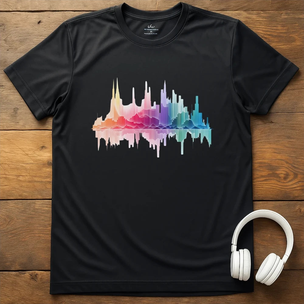 City Soundwave T-Shirt - Black