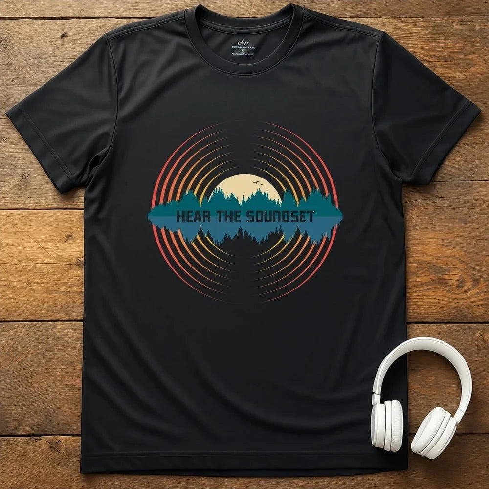 Hear The Soundset T-Shirt - Black