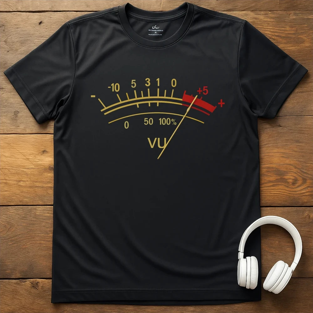 VU Meter T-Shirt - Black