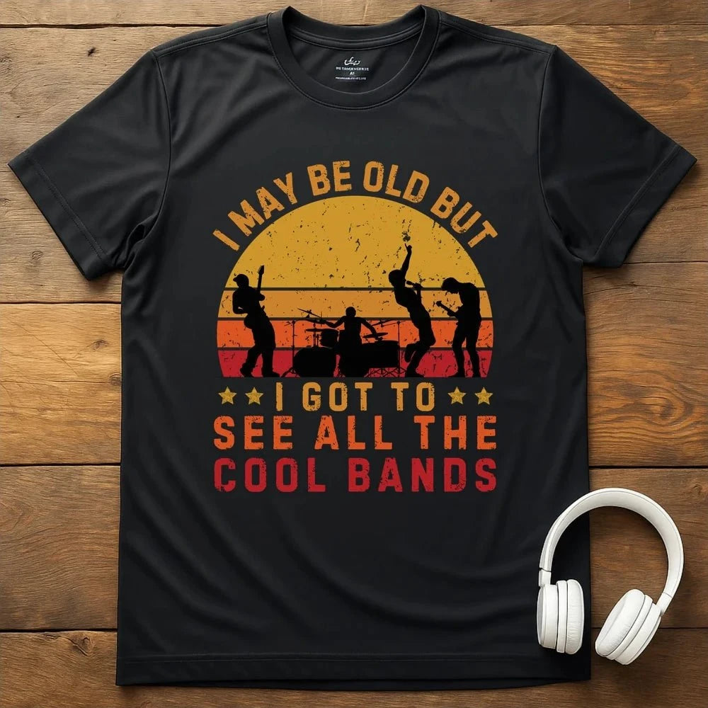 Cool Bands T-Shirt - Black