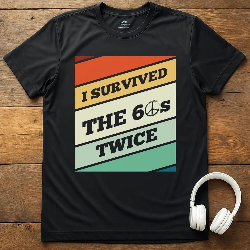 I Survived T-Shirt - Black