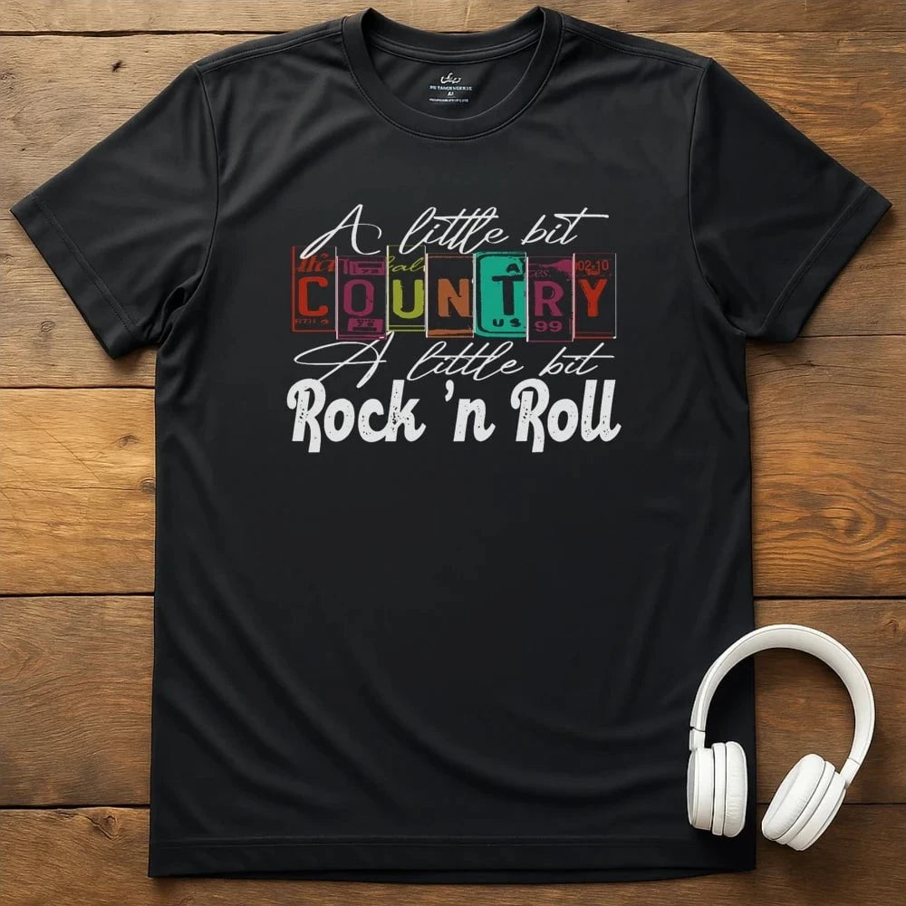 Little Bit Rock T-Shirt - Black