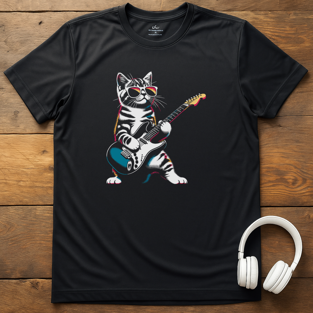 Cat Shred T-Shirt - Black