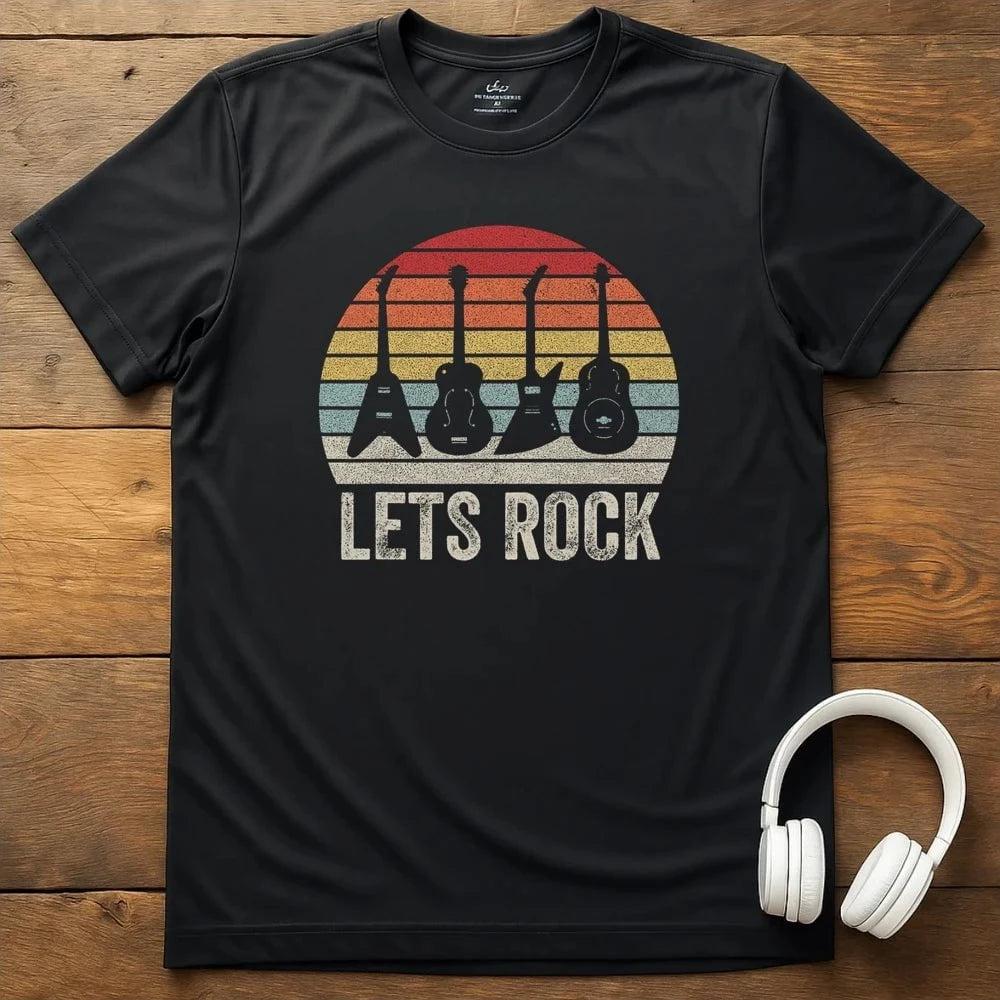 Lets Rock T-Shirt - Black