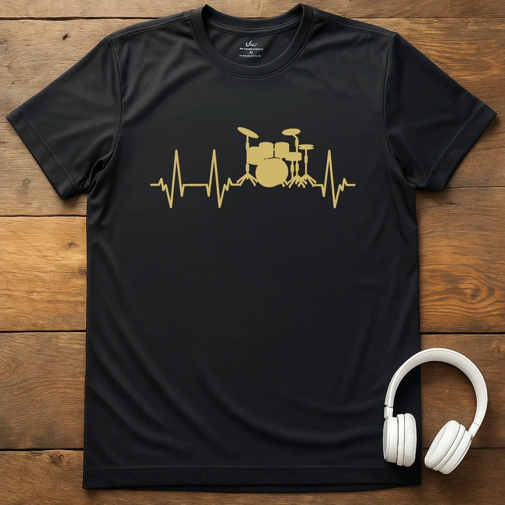 Drum Beat T-Shirt - Black