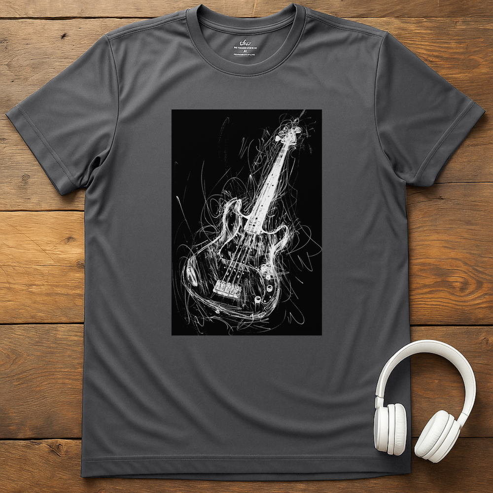 Tangled Bass T-Shirt - Charcoal