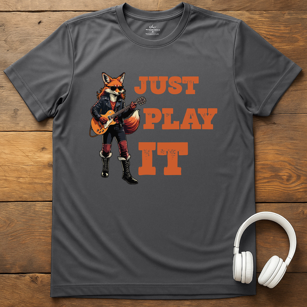 Just Play It T-Shirt - Charcoal
