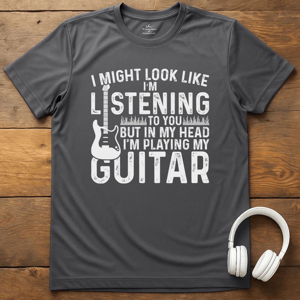 Not Listening T-Shirt - Charcoal