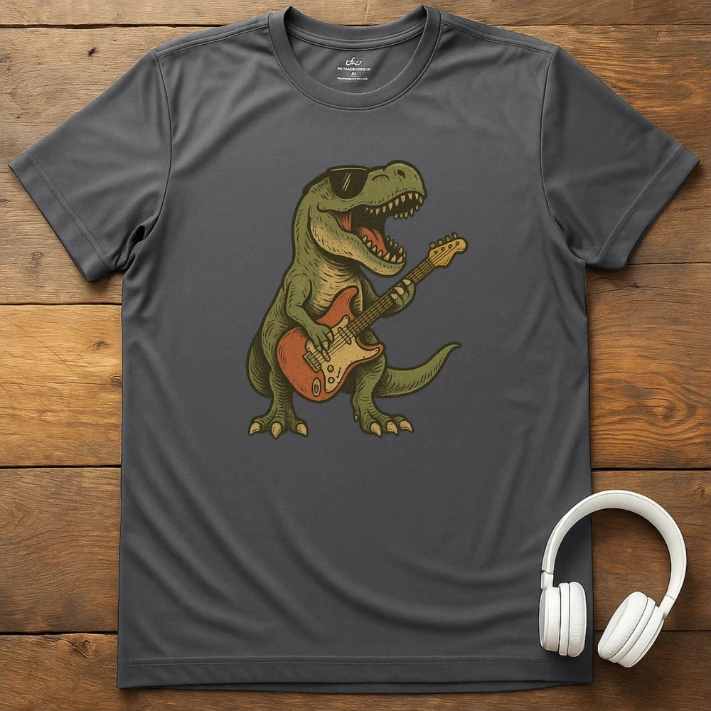 Dino Bass T-Shirt - Charcoal