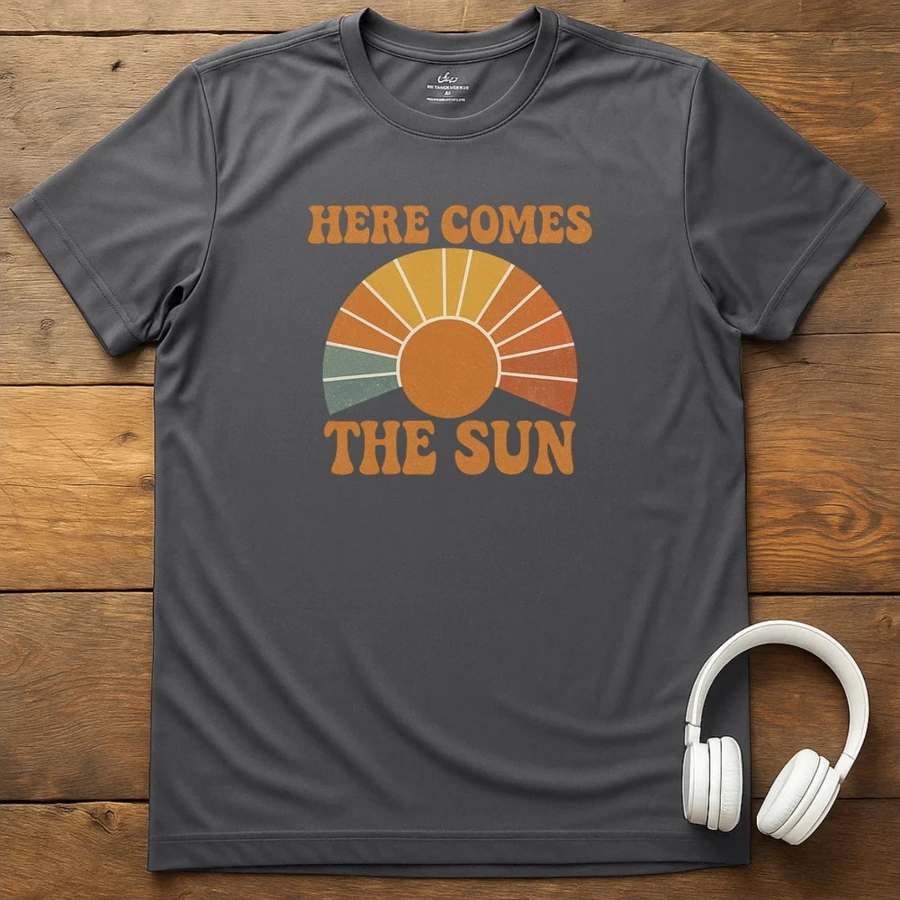 Here Comes The Sun T-Shirt - Charcoal