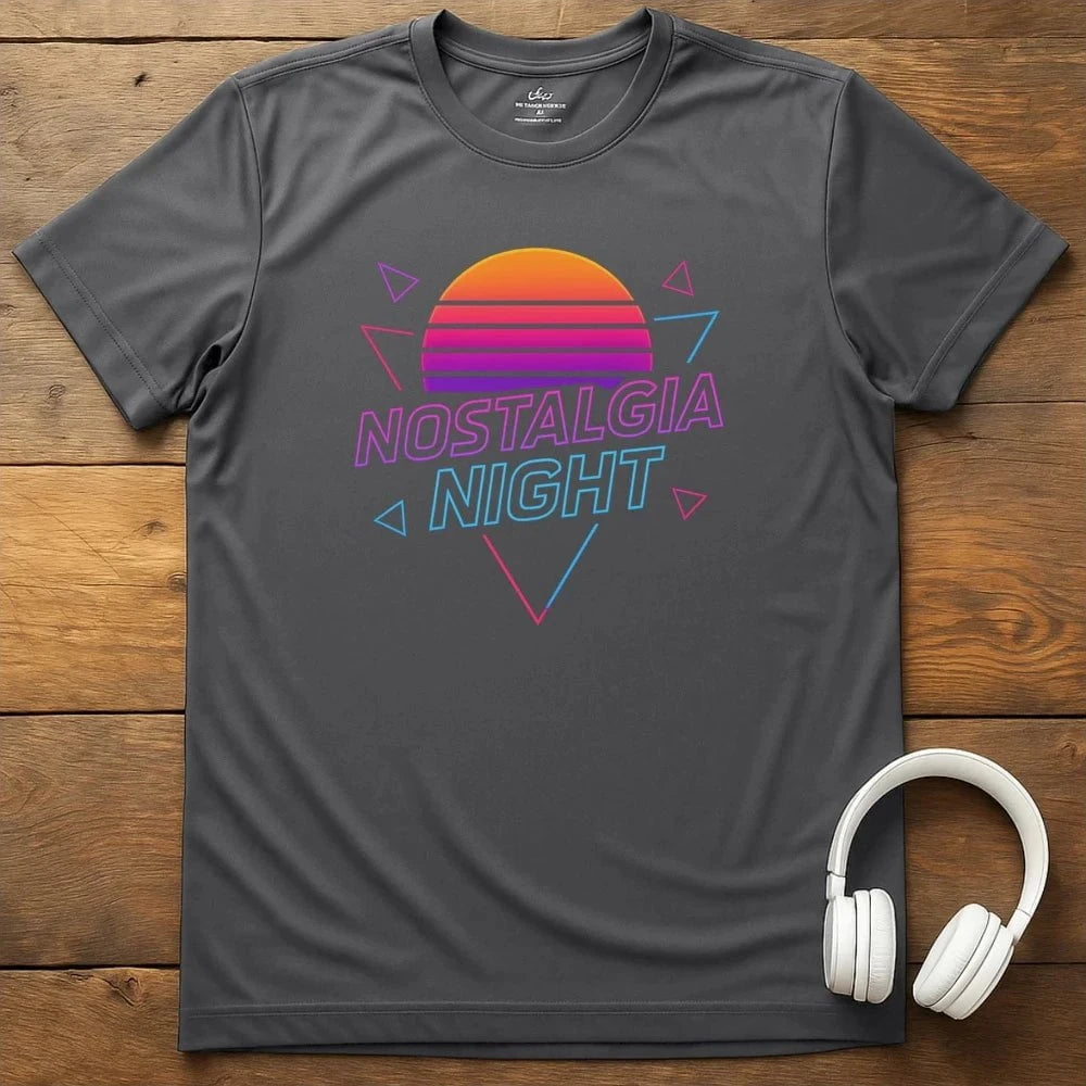 Nostalgia Night T-Shirt - Charcoal