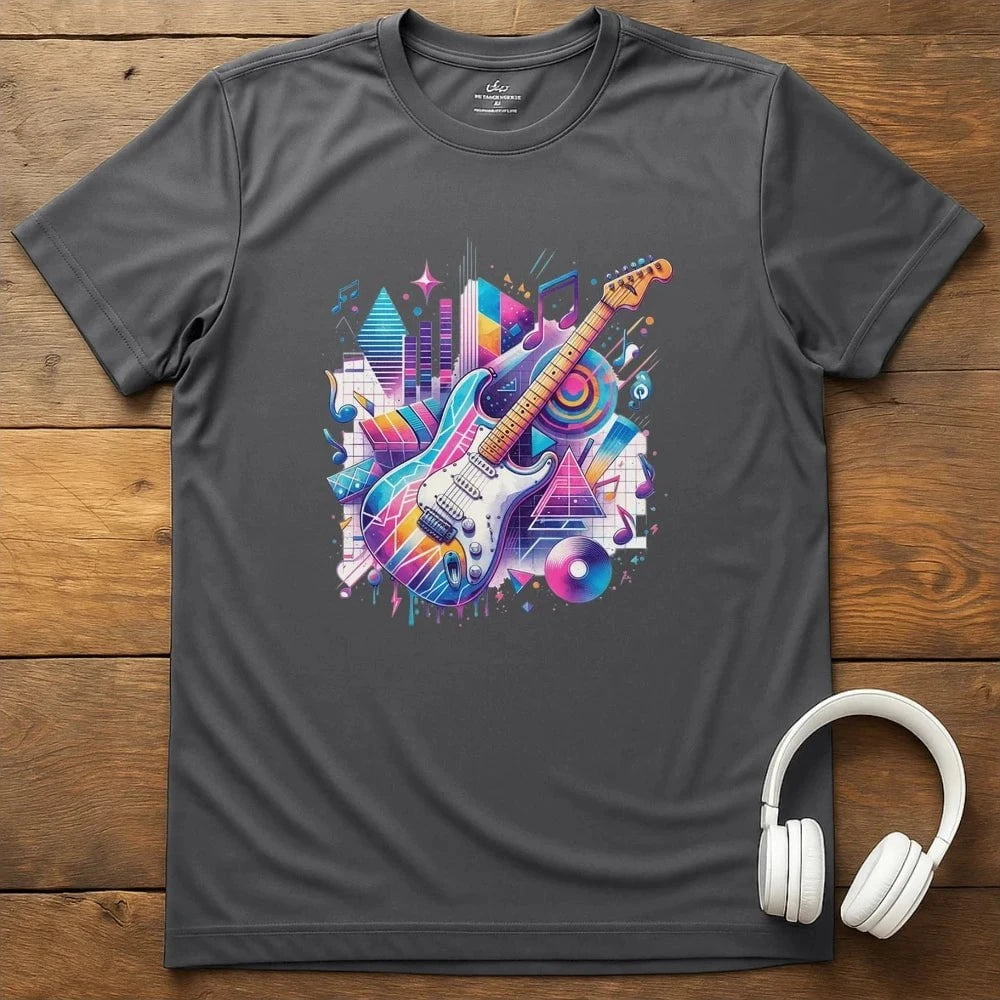80s Rock T-Shirt - Charcoal