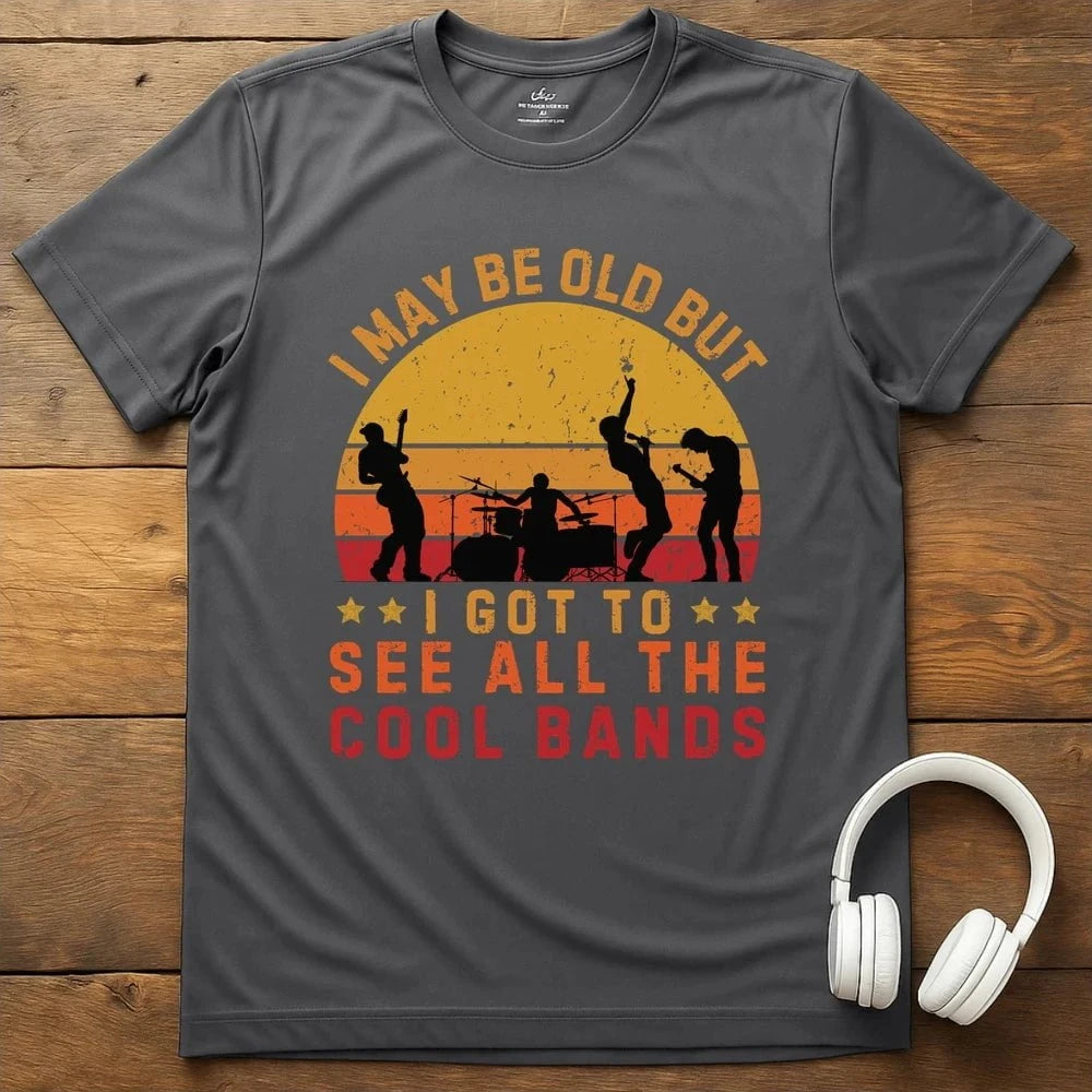 Cool Bands T-Shirt - Charcoal