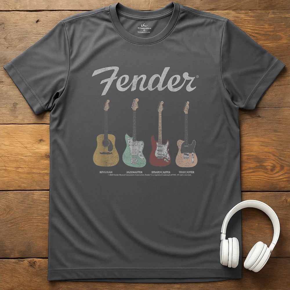 Fender Series T-Shirt - Charcoal
