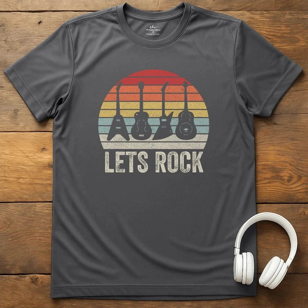 Lets Rock T-Shirt - Charcoal