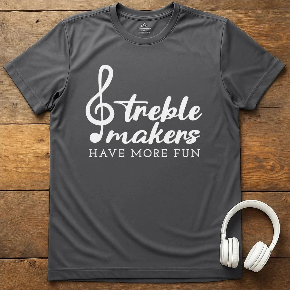 Treble T-Shirt - Charcoal