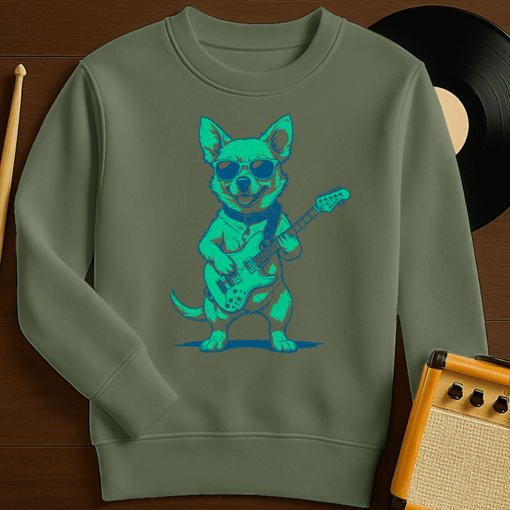 Rock Dog Crewneck - Military Green