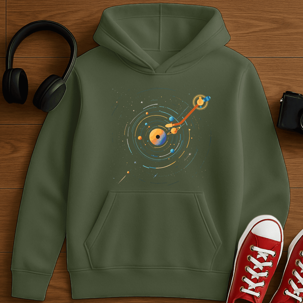 Solar Record Hoodie - Military Green