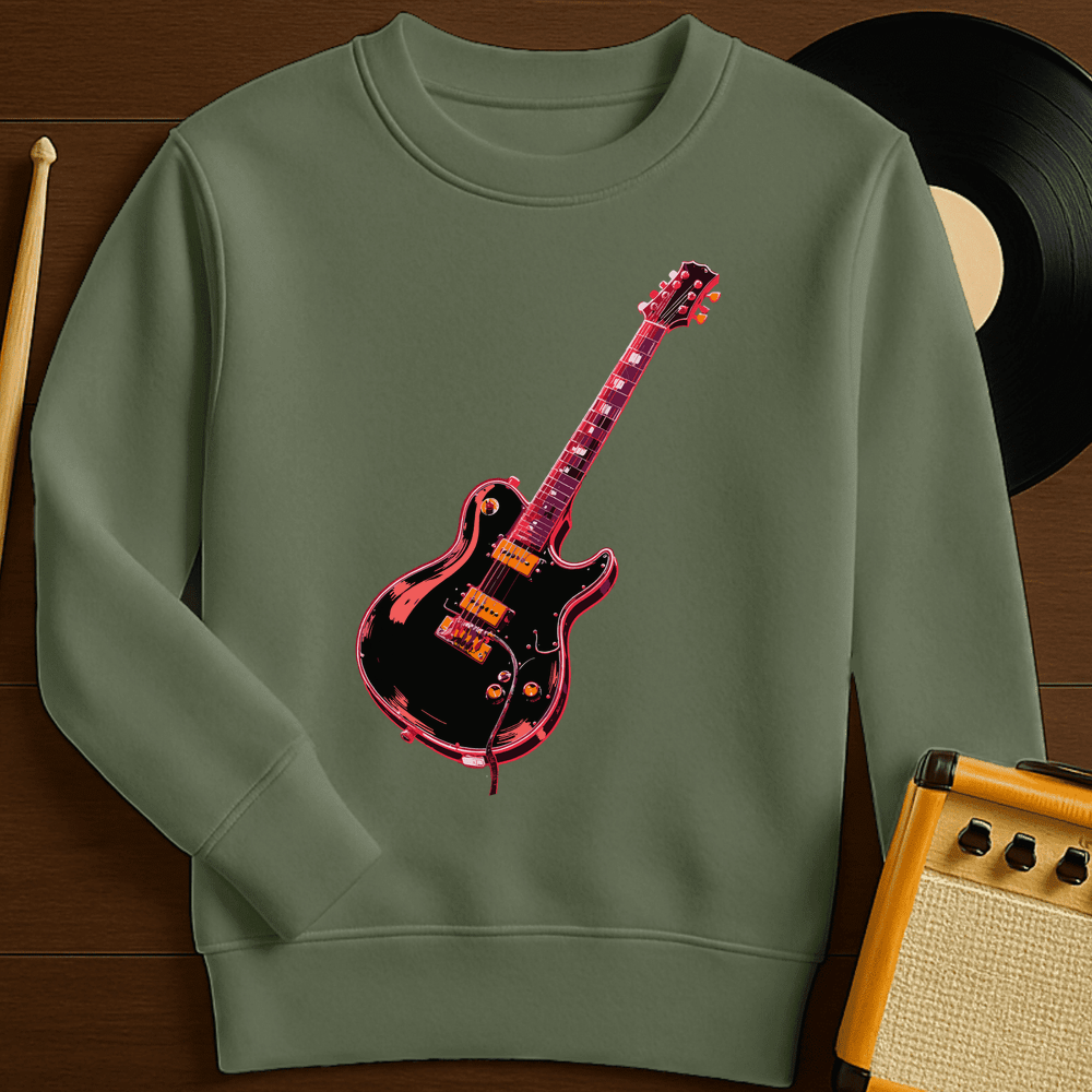 Electric Rock Crewneck - Military Green