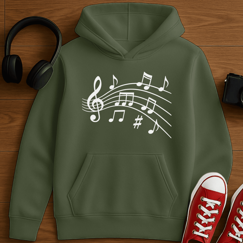 Play On Hoodie - Military Green