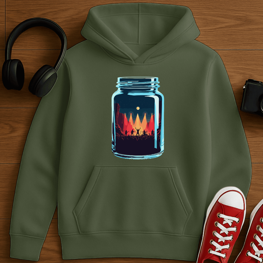 Rock Jar Hoodie - Military Green