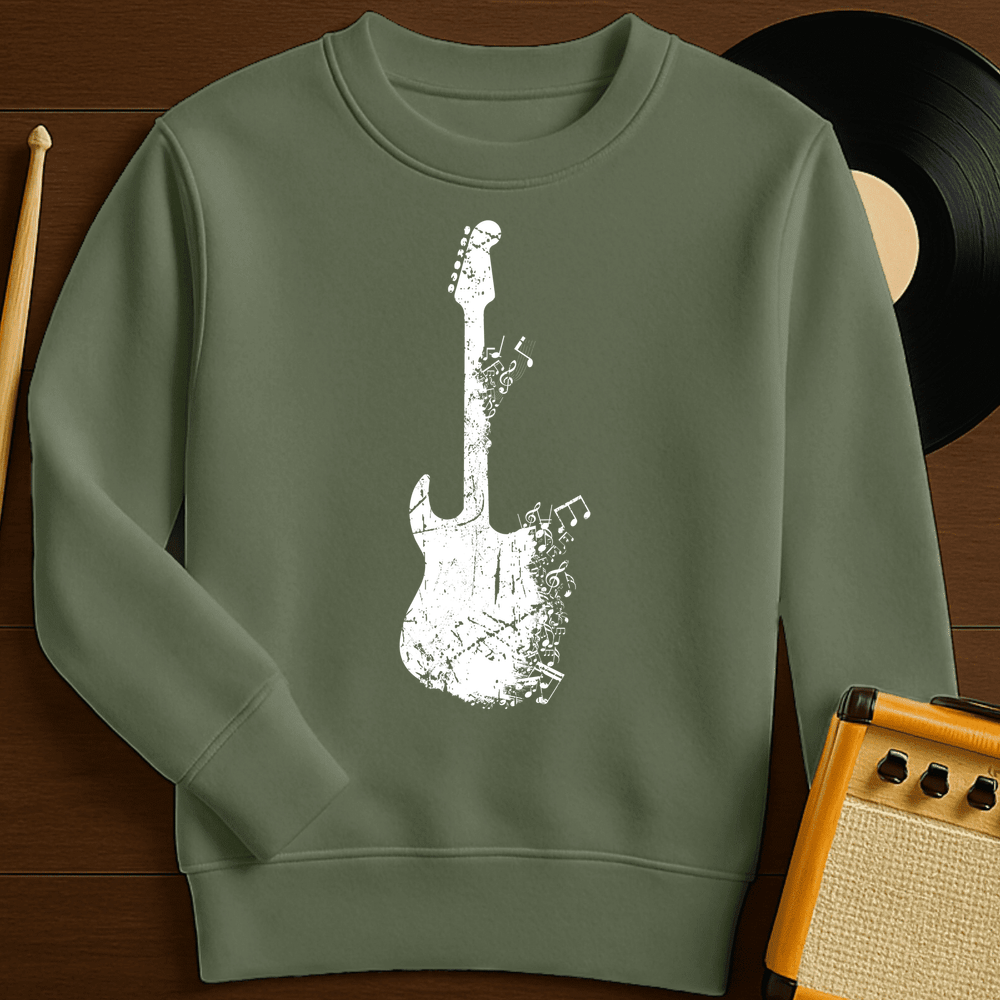 Release The Sound Crewneck - Military Green