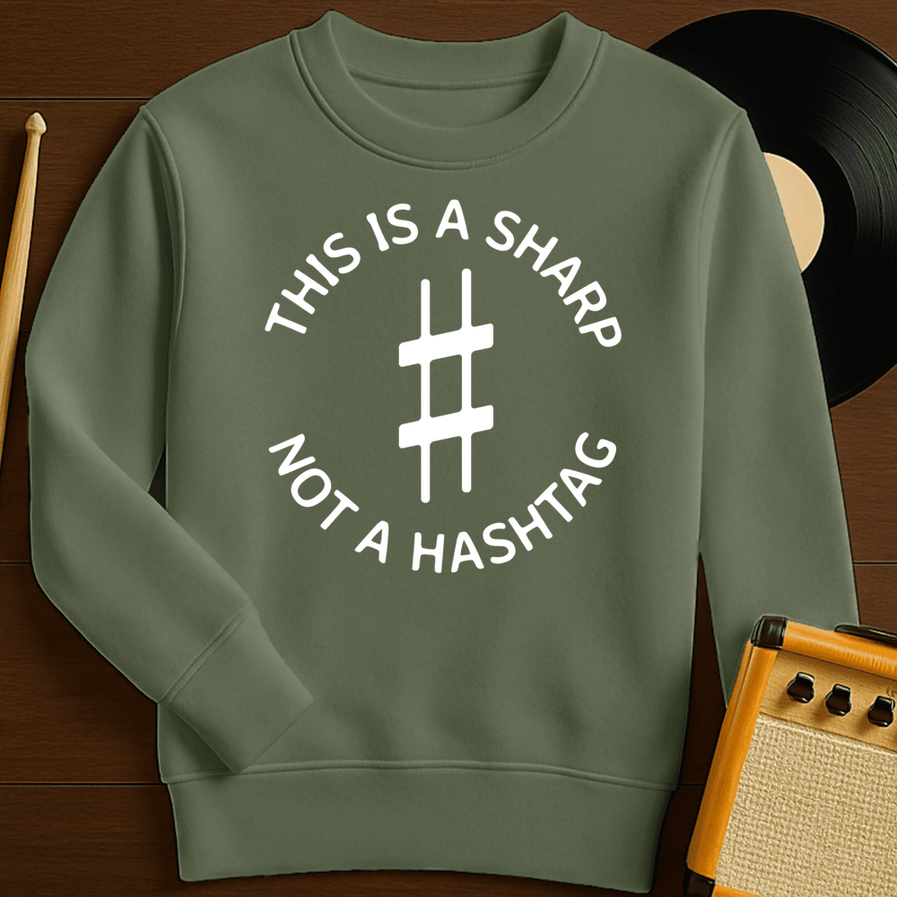 Sharp Crewneck - Military Green