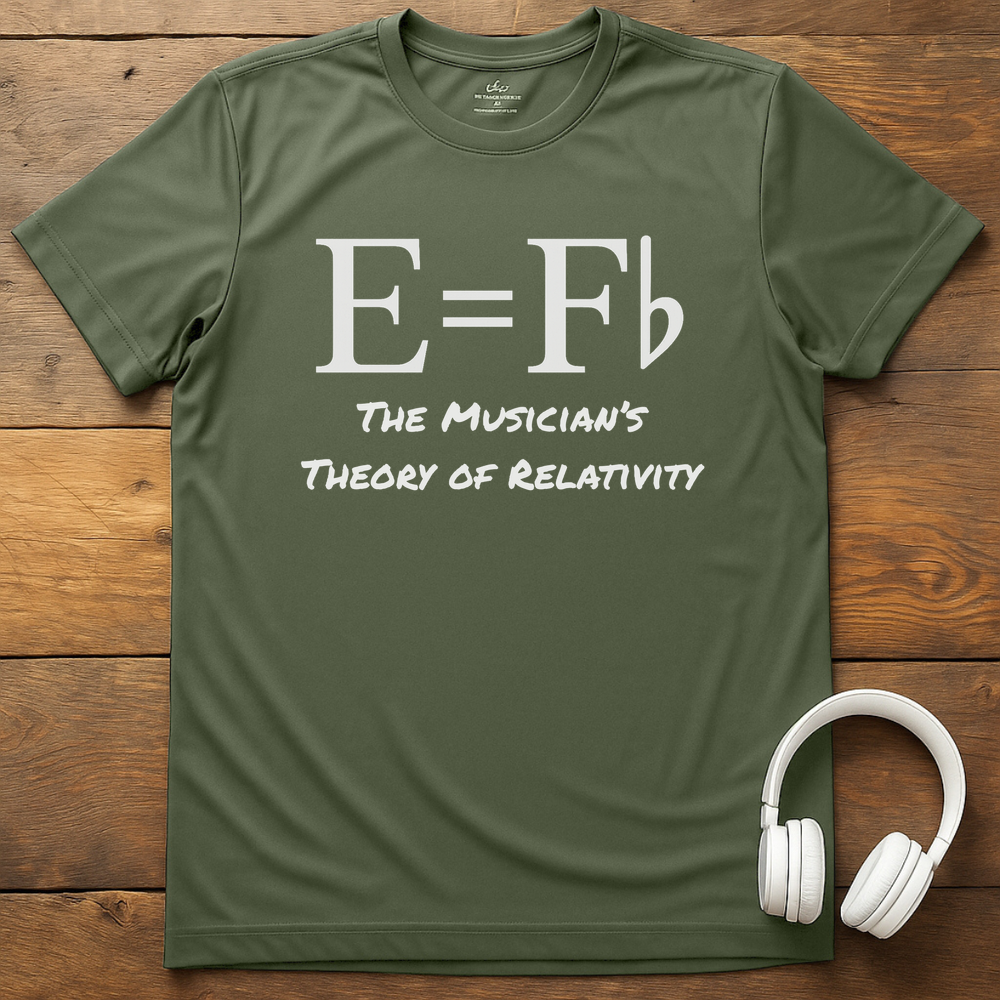 Musical Relativity T-Shirt - Military Green