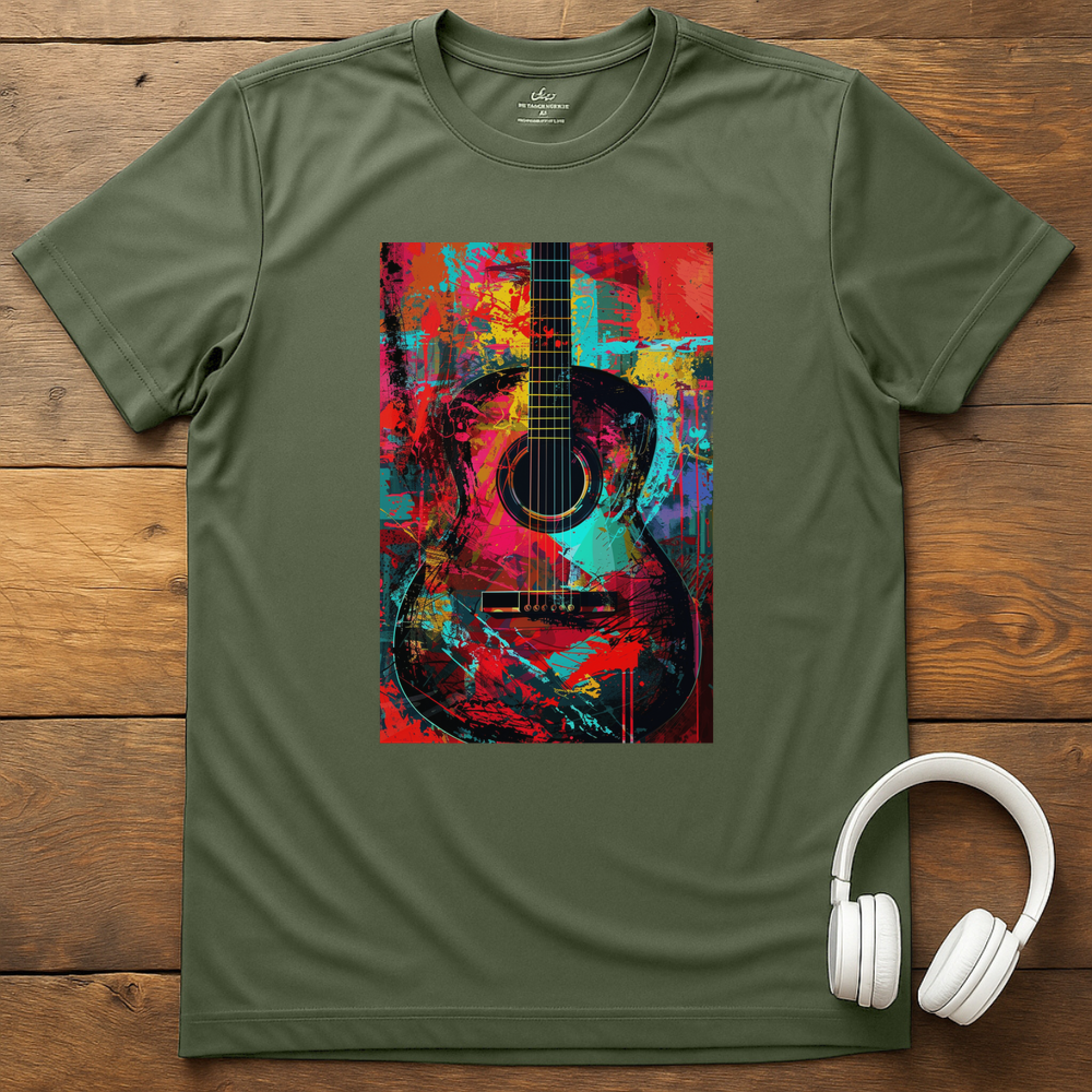 Vibrant Acoustic T-Shirt - Military Green