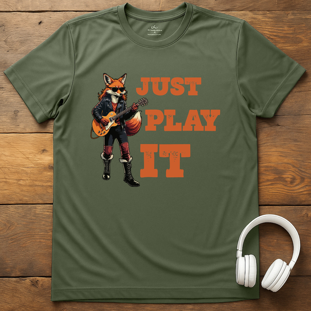 Just Play It T-Shirt - Military Green