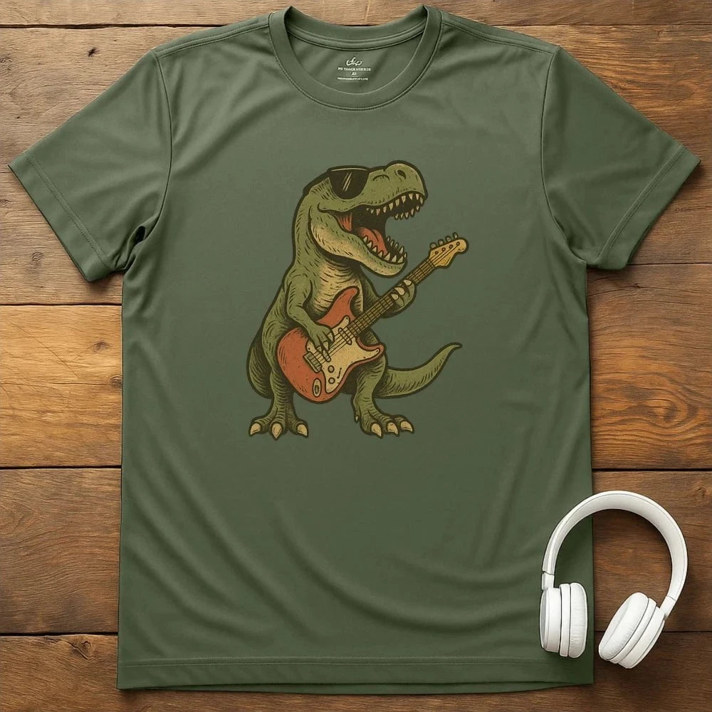 Dino Bass T-Shirt - Military Green