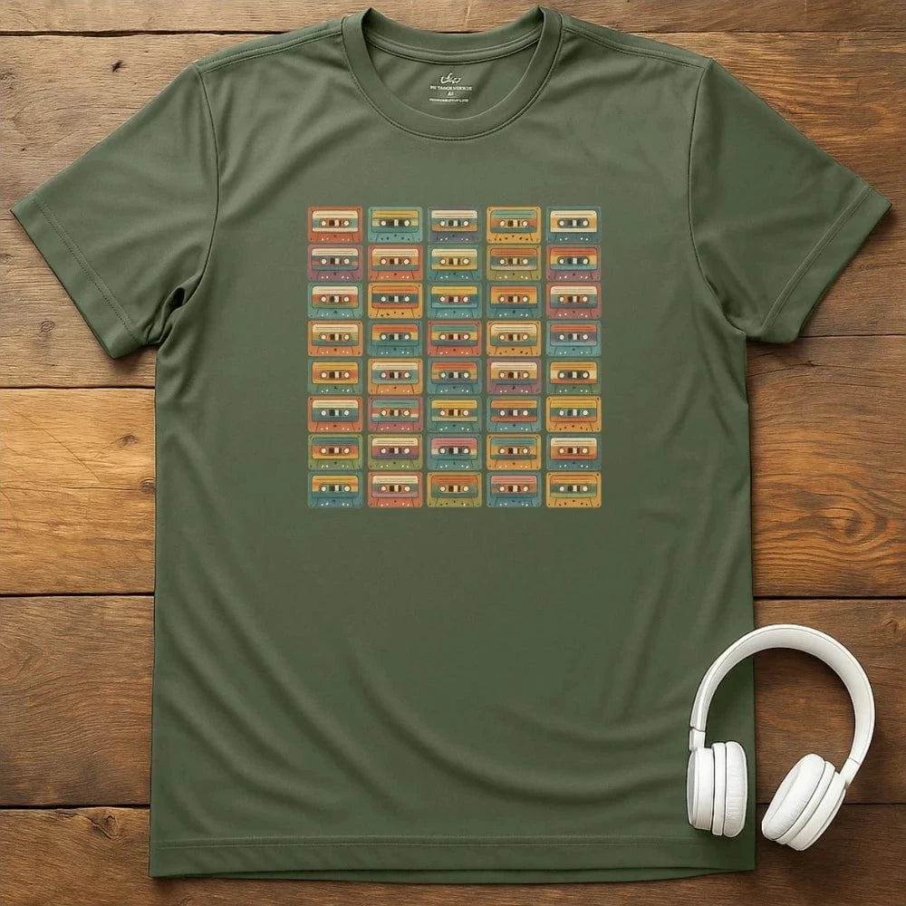 My Cassettes T-Shirt - Military Green