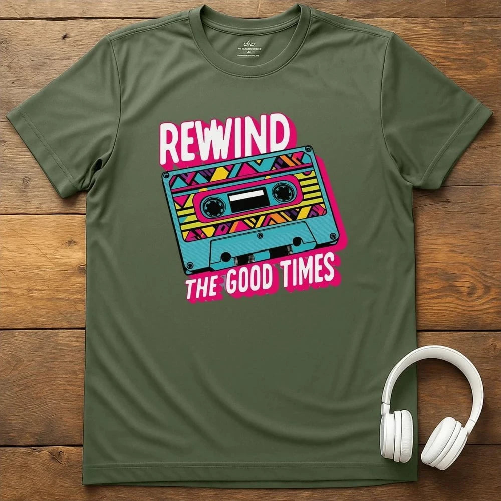 Good Times T-Shirt - Military Green