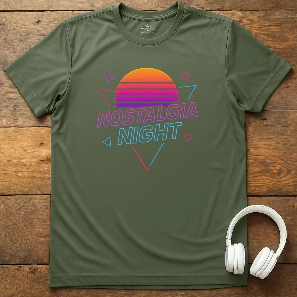 Nostalgia Night T-Shirt - Military Green