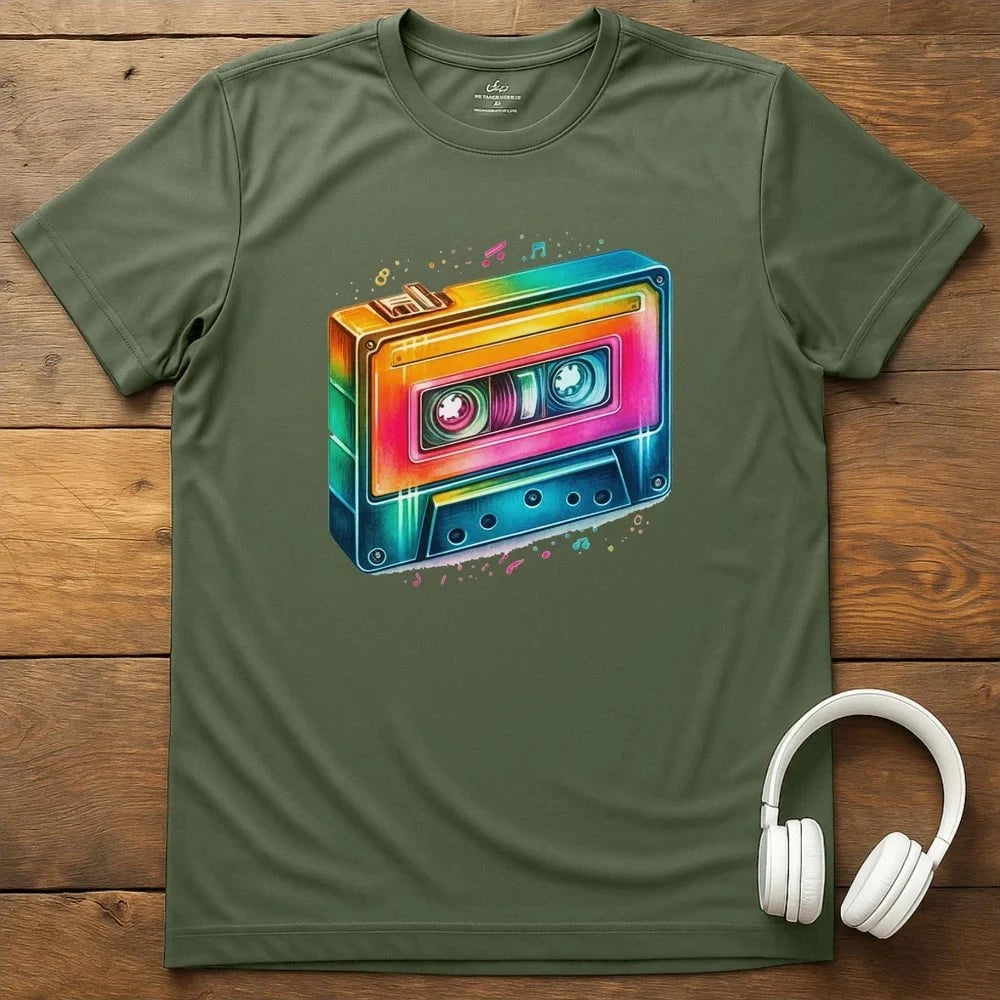 Mix Tape T-Shirt - Military Green