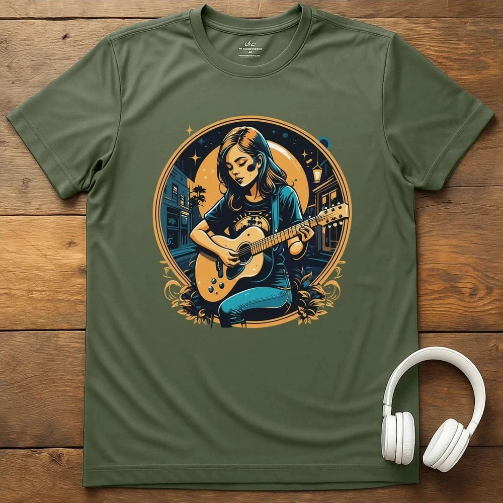 Happy Place T-Shirt - Military Green