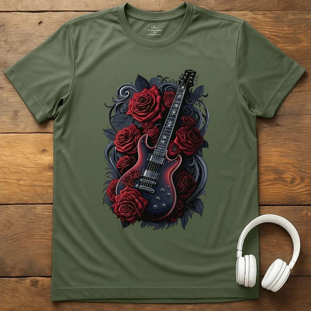 Dark Rose Gutar T-Shirt - Military Green