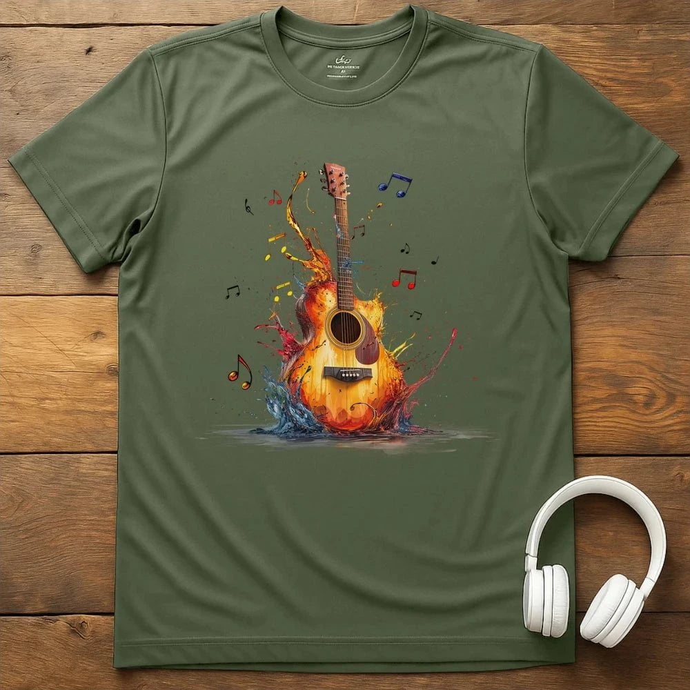 Sound Splash T-Shirt - Military Green