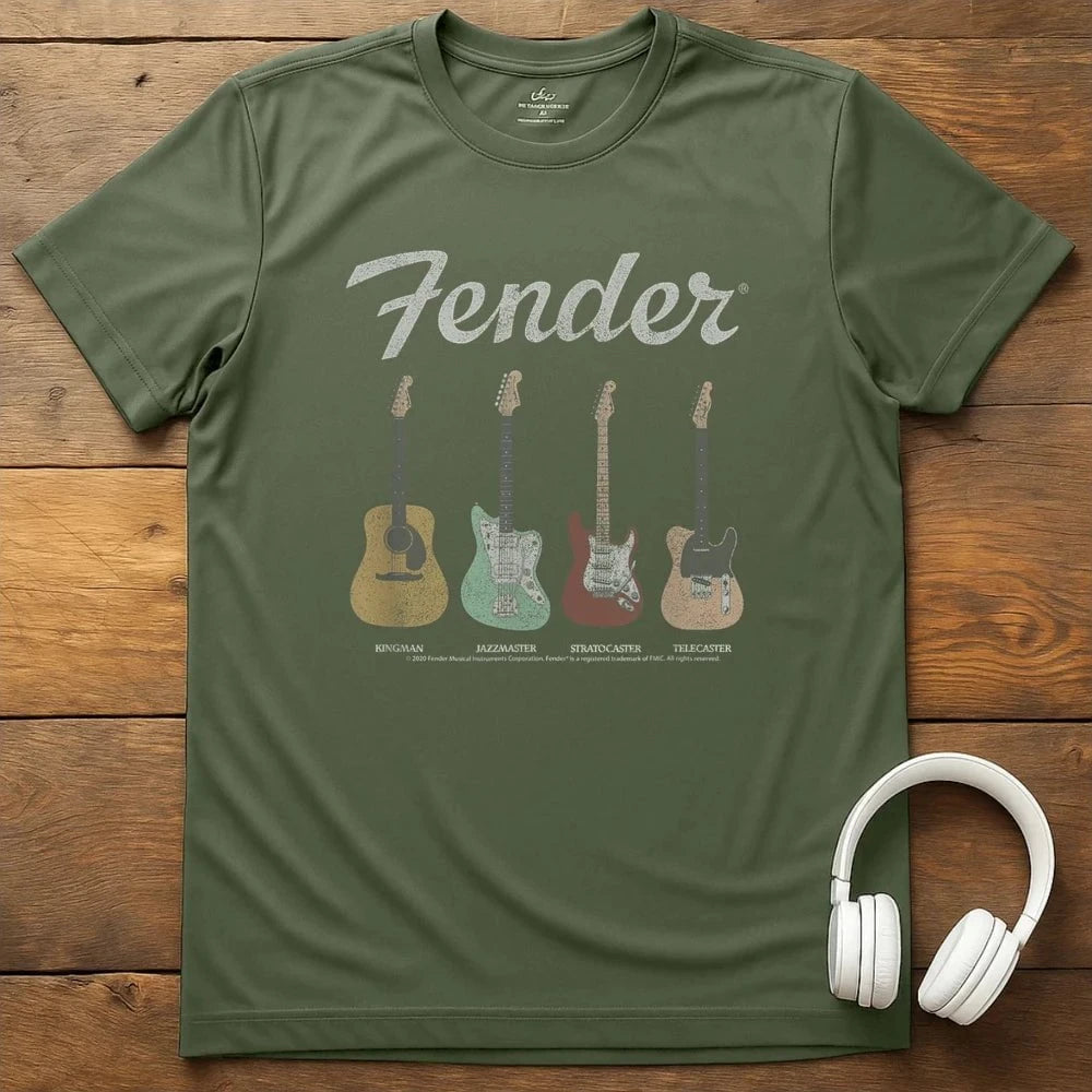 Fender Series T-Shirt - Military Green